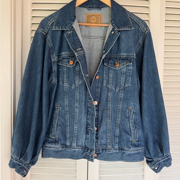 Gap × DÔEN Oversized Icon Denim Jacket Size XXS - Picture 8 of 11